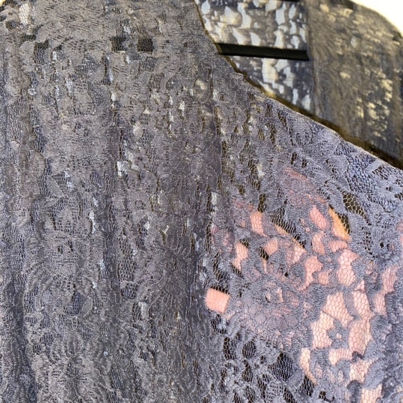 Lularoe size large lot lace kimono cardigan with fringe hem - Picture 3 of 8